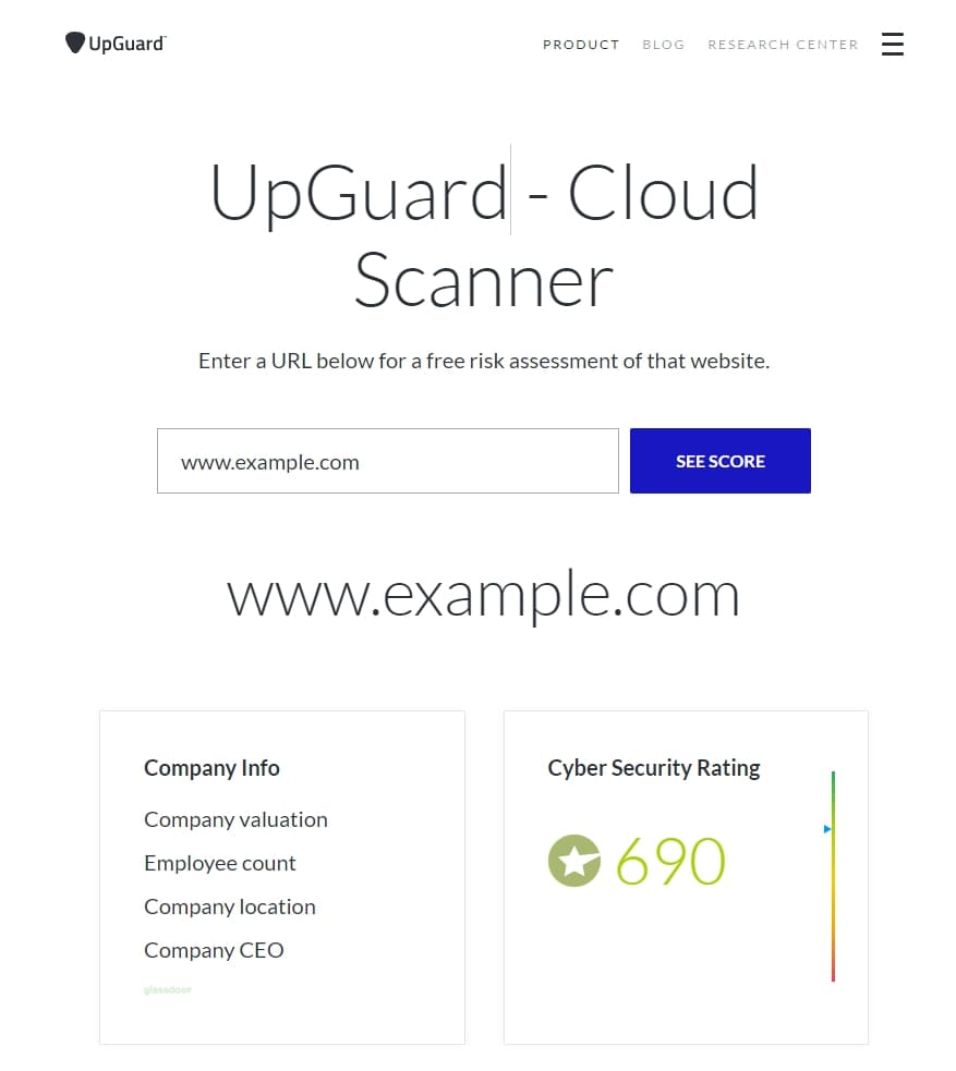 WordPress安全掃描  UpGuard Cloud Scanner 