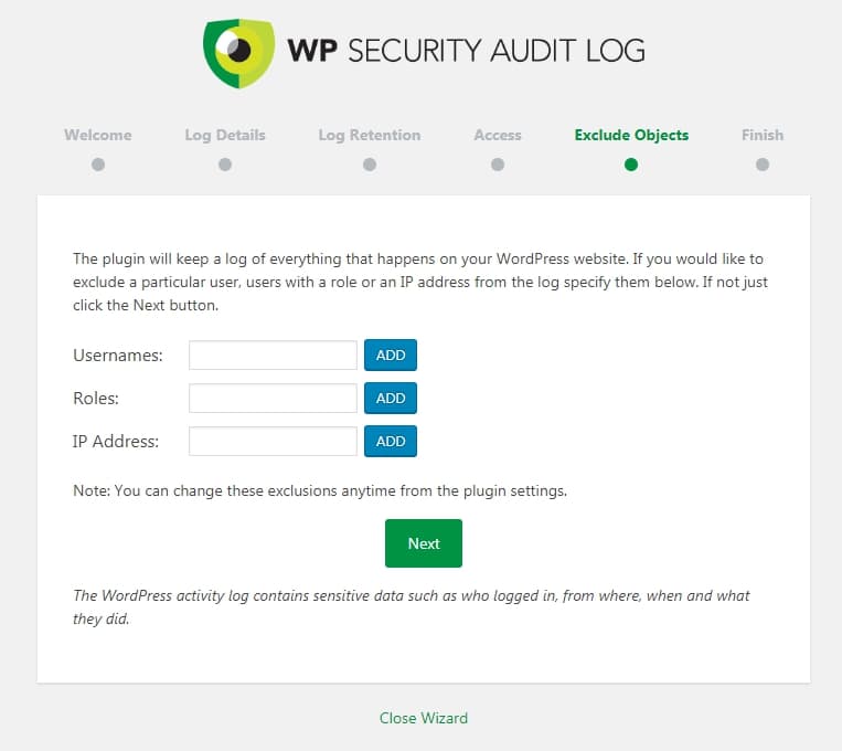 WP Security Audit Log 安裝導引
